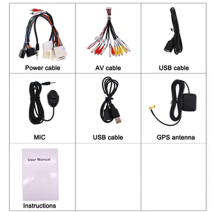 Aotsr Android 10.0 DVD stereo đa phương tiện cho TOYOTA avensis/T25 2003 2008 đài phát thanh GPS navigation Video Tự động âm thanh Navigation - Product Image 3