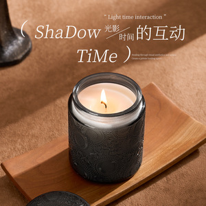 Vela Aromática de Cera de Soja en Vaso de Vidrio Simple y Elegante, Multicolor, para Regalo de Cumpleaños o San Valentín, con Logotipo Personalizado OEM/ODM - Product Image 3