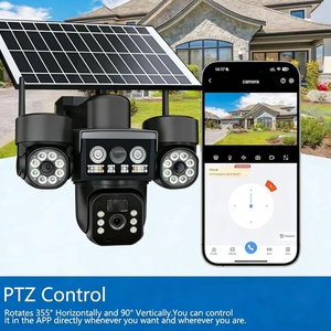 Eseecloud 30MP 3Lens 15K 4G Sim Card Wifi Solar PTZ <b>Camera</b> Outdoor IP Network <b>Wireless</b> Bullet Surveillance CCTV <b>Security</b> Cameras - Product Image 4