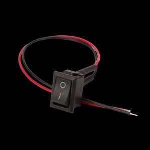 สวิตช์โยก KCD1 ขนาด 15x21 มม. 3 ขา SPST 24VDC แบบติดตั้งบนแผง สีดำ ไนลอน สวิตช์จ่ายไฟ - Product Image 1