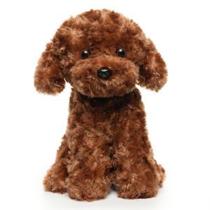 Giocattolo per Cani in Peluche Morbido Marrone all'Ingrosso, Cucciolo Realistico Imbottito per Bambini, Sconti per Grandi Quantità su Richiesta - Product Image 1