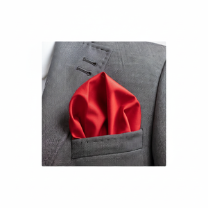 <b>Red</b> Plain Neck <b>Handkerchief</b> - Product Image 2