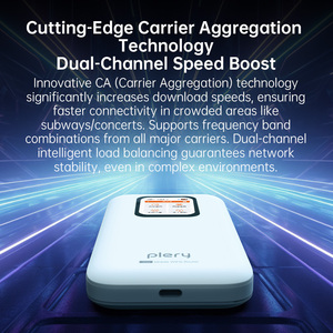 Venta caliente Plery M352 Pro <span class=keywords><strong>Mobile</strong></span> <span class=keywords><strong>Hotspot</strong></span> WiFi6 5G al aire libre LED pantalla táctil WiFi <span class=keywords><strong>Router</strong></span> 6000mAh batería 8 Firewall incorporado - Product Image 4