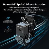 Imprimante 3D Ender 3 V3 SE, vitesse d'impression plus rapide de 250 mm/s, PLA/PETG/TPU 95A, nivellement automatique CR Touch, double axe Z, vis de guidage directes