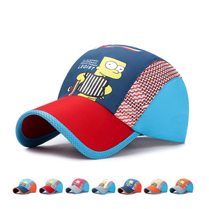 Summer Quick Drying Baseball Cap For Kids Teens Outdoor Sun Protection Hat Breathable Mesh Unisex Gray Orange Blue - Product Image 5