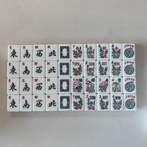 Jeu de Mahjong Américain 30mm de large 166 pièces avec numéros Vente en gros d'usine En stock - Product Image 1