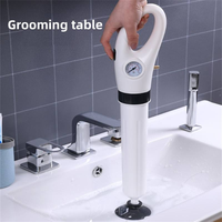 Nouveau design, déboucheur de toilettes puissant haute pression, robuste et écologique, déboucheur de drain à air pour salle de bain
