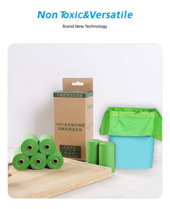 Sacs poubelles biodégradables et compostables durables en gros, sacs à ordures, sachets, doublures de poubelles en plastique - Product Image 2