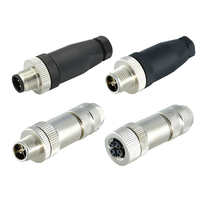 M5 m8 m12 m16 m23 connecteur câble étanche mâle femelle 2 3 4 5 6 7 8 9 10 12 13 14 15 16 17 18 19 broches fil adaptateurs connecteur