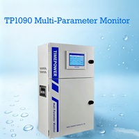 Moniteur de qualité de l'eau multi-paramètres TP1090 - Testeur en temps réel de pH, TDS, chlore résiduel et turbidité pour le traitement des eaux usées