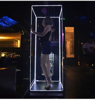 Éclairage de scène pour boîte de nuit, cadre de pole dance GOGO, projecteur d'ambiance pour les occasions de Noël, du Nouvel An, d'Halloween et de Pâques