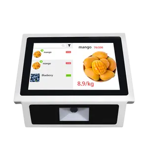 Escáner de código QR de 8 pulgadas, dispositivo táctil capacitivo para Windows, comprobador de precio, sistema pos Linux/Android