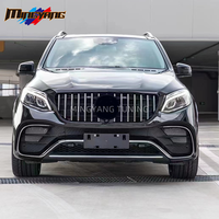 PP plastique ML63 AMG mise à niveau GLE 63 AMG style voiture pare-chocs led phares capot bodykit pour Mercedes Benz 2012-2014 W166 kit carrosserie
