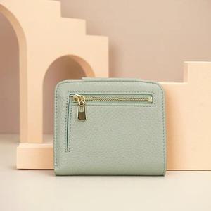 AndoBag RFID Short <b>Wallet</b> <b>for</b> <b>Men</b> Women Genuine Cow Leather Fashion <b>Trifold</b> <b>Wallet</b> Card Holder Zipper Coin Purse 1824-1834 - Product Image 3