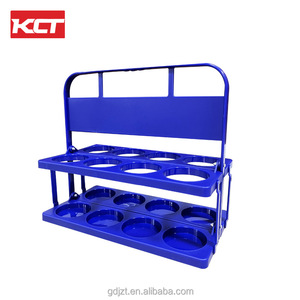 Factory Direct Bamboo Sports Travel Camping Party <strong>Ice</strong> <strong>Bucket</strong> Foldable Water <strong>Bottle</strong> <strong>Holder</strong> for Beverages Carton Packing