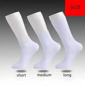 Cotton Designer <b>Socks</b> <b>Black</b> White Grey Low Mid High Waist Breathable For Jogging Sports <b>Socks</b> - Product Image 4