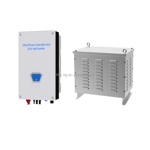 Generador de turbina eólica trifásico en inversor de red 3K 5K 10K 20kw 30kw 50kw LCD blanco proporcionado onda sinusoidal pura 1kw - 10KW 50HZ - Product Image 1
