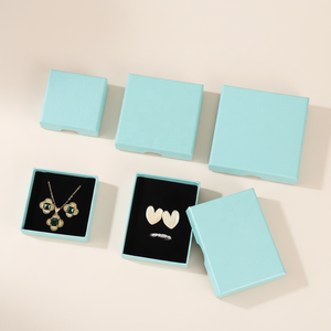 Scatola Rigida in Cartone per <span class=keywords><strong>Gioielli</strong></span>, Serie Archivio Blu Raffinato, Realizzata da Studio Architettonico, per Presentazione - Product Image 1