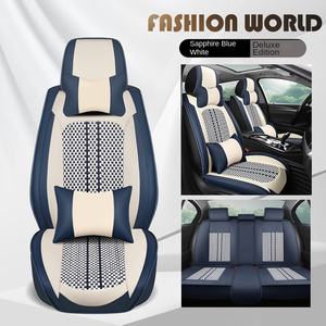 Funda de asiento de cuero de lujo, cojín de asiento de coche, fundas de asiento de coche de cuero para Toyota Honda Mazda Mercedes Tesla bmw - Product Image 6