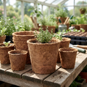 Professional Coir <b>Nursery</b> Pots – Biodegradable Coconut Fiber Planters for Superior Root Development (Factory Direct) - Product Image 1
