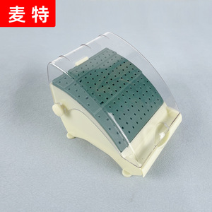 Dental Consumables Oral Cleaning <b>Box</b>, High and Low Speed Burs Storage, 142-hole Drawer-type Curved <b>Box</b>, Medical Use - Product Image 1