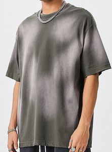 2025 da uomo estate acqua da fare vecchia t-shirt <span class=keywords><strong>a</strong></span> manica corta da uomo e da donna t-shirt pesante da uomo - Product Image 6