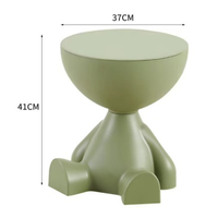 Table d'appoint moderne Ustovian avec rangement pour canapé, chambre, balcon, salon – Table basse en plastique