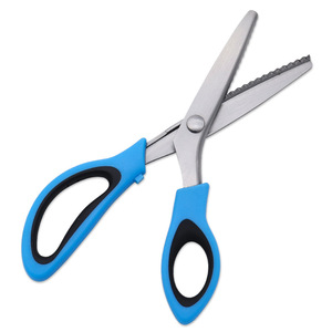 Stainless Steel Embroidery Scissors Serrated Blade Household Sewing Craft Cutting Tool For Fabric And Paper - Product Image 1