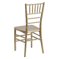 Chaises Chiavari en Résine Or Démontables, Épaisses, Commerciales, Empilables, pour Hôtels, Événements et Mariages – Vente en Gros