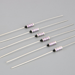 Fusible Térmico CY172 CY184 con Cables Extendidos, Tubular Puntiagudo, 250V 20A, Reinicio Automático - Product Image 1