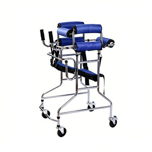 Standing Frame <b>Walker</b> Height Adjustable For <b>Elderly</b> Adults Training Aid Manual Mobility Support - Product Image 1