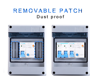 HT-5way ABS + PC Chất liệu 5 cách IP65 không thấm nước MCB điện phân phối hộp - Product Image 3