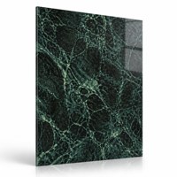 Pour la pierre frittée verte - Ultra-mince, finition polie brillante personnalisée, veinage continu (motif trois dalles) ODM/OEM