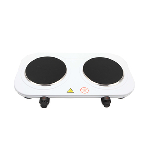 Appareil de cuisine portable facile à déplacer, double plaque chauffante solide, 2 brûleurs, contrôle de la température, pour usage domestique et extérieur - Product Image 2