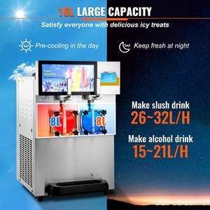 Machine à smoothies, granita, slushies, daiquiris, boissons glacées et jus congelés – Idéale pour la préparation de margaritas et de slushies - Product Image 3