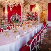 Ensemble de tables et chaises de banquet de mariage, mobilier commercial de luxe pour cafétéria, hôtel, restaurant, conception OEM ODM