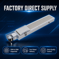 Module linéaire à entraînement par courroie CTB22 pour salle blanche, actionneur électrique avec moteur pas à pas, rail haute rigidité sans poussière pour machine CNC
