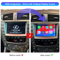 CarPlay Inalámbrico para Lexus Rx350, Es350, Is250, Gs300, Ls460, Gx470, Android Auto