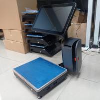 Terminal de point de vente (TPV) avec imprimante, lecteur de codes-barres, lecteur de cartes, tiroir-caisse, matériel Intel I5/Android OS