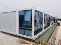 Maison préfabriquée à construction rapide de 20 pieds 40 pieds maison modulaire en conteneur pliable petite minuscule maison en conteneur pliable pour le camping bureau à domicile