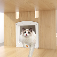 Villa Cage pour Chat en Bois Personnalisée, Grande Maison d'Intérieur pour Chats