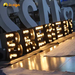 Wholesale Wedding Decor Lights Marquee Letter 3ft Led Big Numbers Giant Light Up Letters Led Marquee Lettters