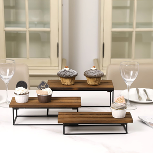 Latest Wooden Metal Frame <b>Cake</b> <b>Stand</b> in Bulk Quantity Available From India - Product Image 5
