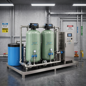 Planta de Desalinización de Agua Controlada por PLC de 2000 LPH a 10000 LPH con Ósmosis Inversa e Intercambio Iónico - Product Image 2