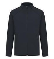 Blouson bomber unisexe en nylon softshell 305g, imperméable, coupe-vent, col montant, manches longues, fermeture éclair, pour l'automne et les activités de plein air, ODM