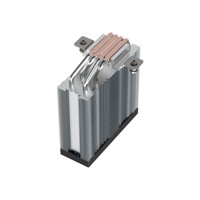 Enfriador de CPU para Computadora de Juegos Y400F, Disipador de Calor con Logotipo de Espejo Infinito ARGB y Ventilador de Refrigeración