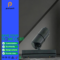 Projecteur LED sur rail magnétique flexible et mobile à haute efficacité, basse tension, pour éclairage d'accentuation d'expositions, vitrines de musées et présentoirs de boutiques
