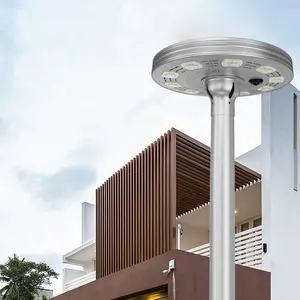 2024 panas gaya baru kontrol cahaya jarak jauh Sensor lampu UFO lampu taman lampu surya luar ruangan jalur taman Led lampu jalan tenaga surya