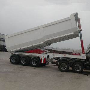 Système de freinage double ligne de haute qualité pour le transport de sable, de pierre et de charbon, système de freinage double ligne, 3 essieux, remorque à benne basculante - Product Image 2