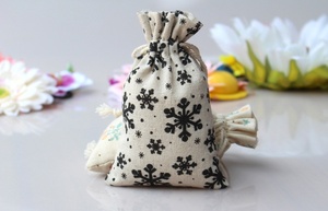 Linen Rope Handle <b>Drawstring</b> <b>Bag</b> - Product Image 4
